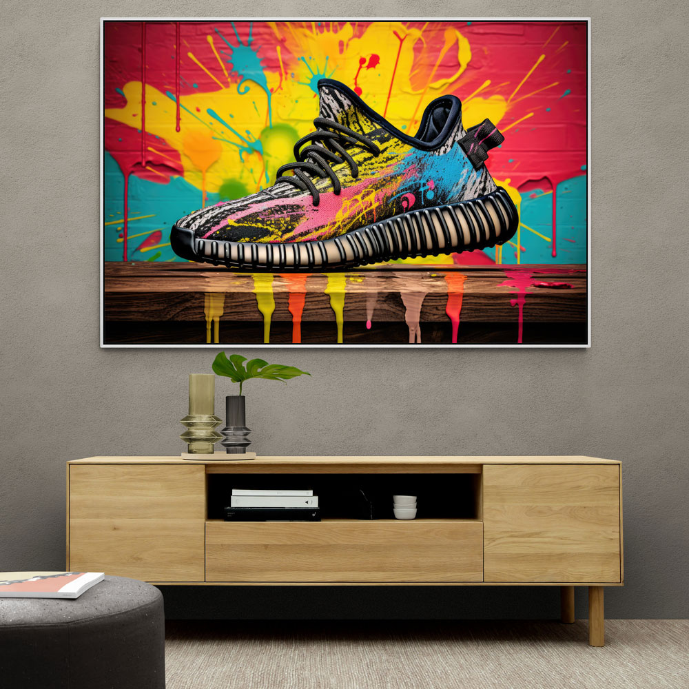 Graffiti shop new arrivals yeezy